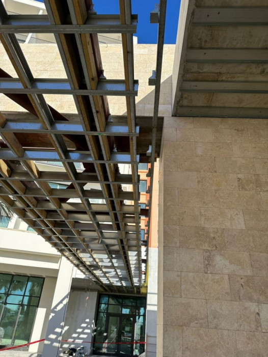 Canopy Framing - Hotel Indigo