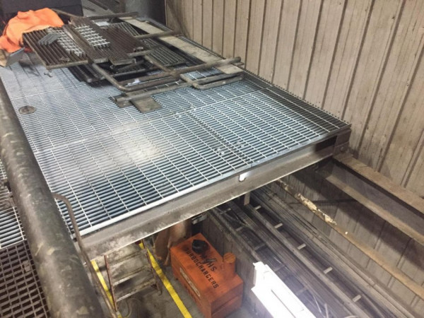 Galvanized Steel Platform Installation