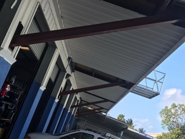 Canopy Floor Steel Reinforcement